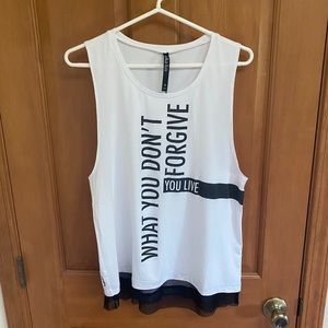 Lukka Lux Tops | Graphic Muscle Tank